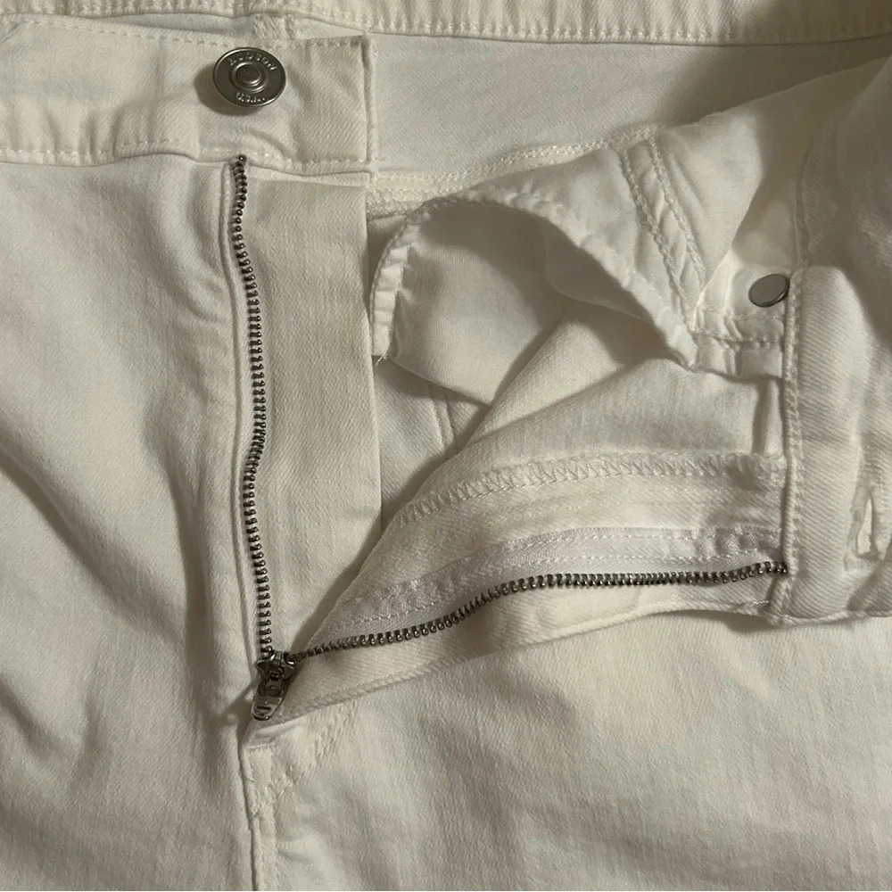 Hudson High Rise Barbara Super Skinny Jeans White Women’s 31 Stretch Comfort - Picture 8 of 13